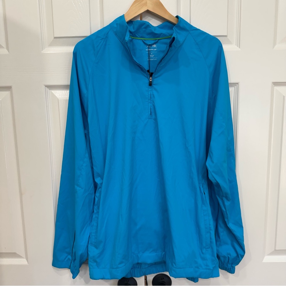 NWT Adidas Bright Blue Climaproof Jacket